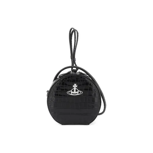 Vivienne Westwood Calfskin Handbag Women's Black