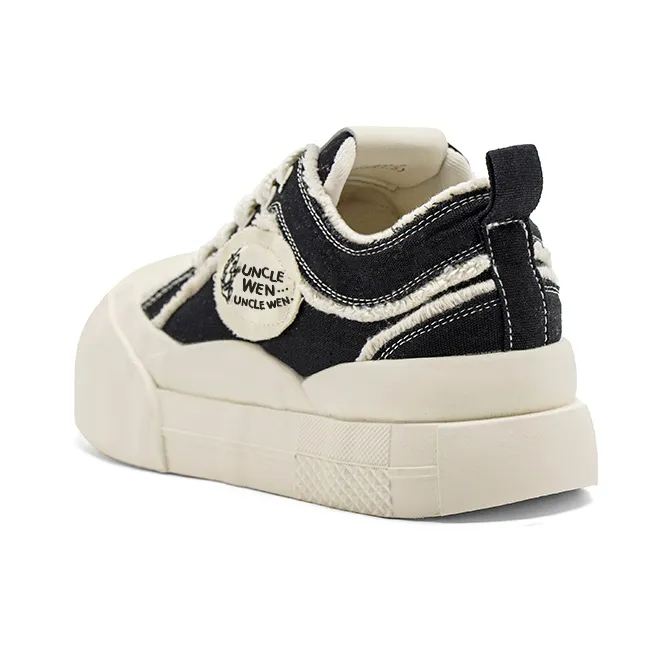 UNCLEWEN Coverage Slip Resistant Height Increasing Low Top Skateboard Shoes Women's-8