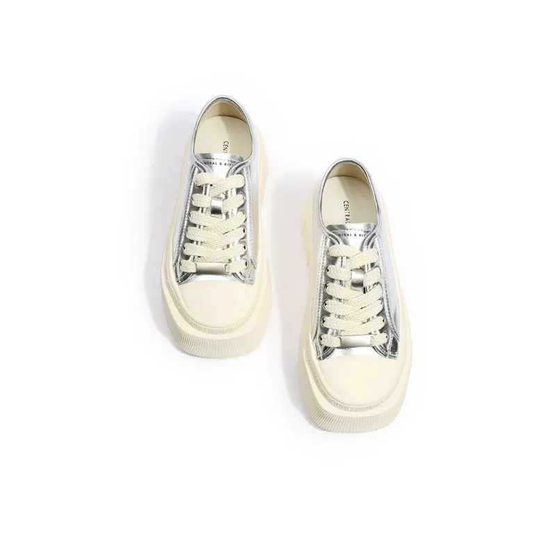 CENTRAL&KITTY Lightweight And Breathable Low-Top Skateboard Shoes Women's-9