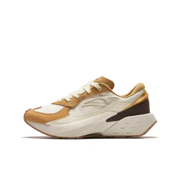 Anta Rock Sugar 4 Cushioning Anti Slip And Wear Resistant Low Top Casual Shoes Men's Light White Brown