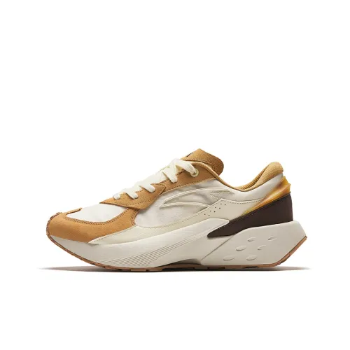 Anta Rock Sugar 4 Cushioning Anti Slip And Wear Resistant Low Top Casual Shoes Men's Light White Brown