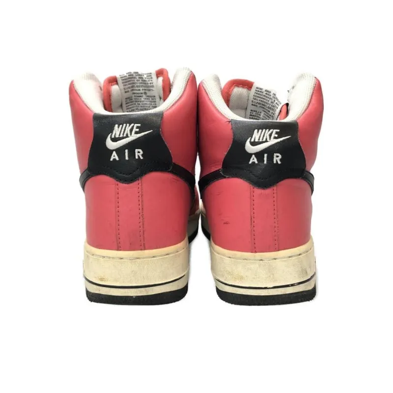 Nike Air Force 1 High Solar Red/Black White Women's-4