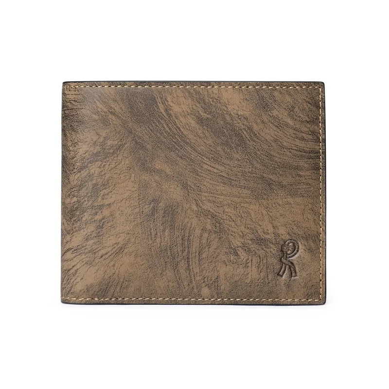 ROBERTA DI CAMERINO Top Grain Cow Leather Wallet Regular Men's Black/Dark Brown/Coffee-1