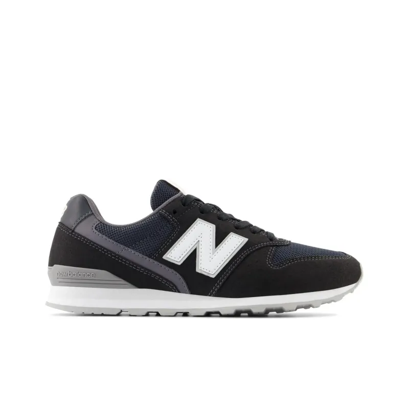 New Balance NB 996 Cushioned Slip Resistant Low Top Running Shoes Women's Black White-1