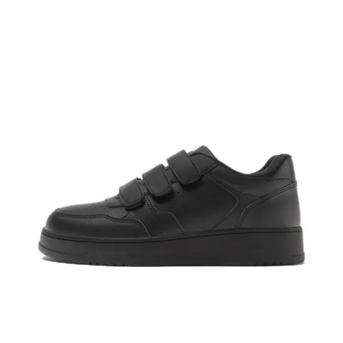 ZARA Skateboard Shoes Men Low-Top Black