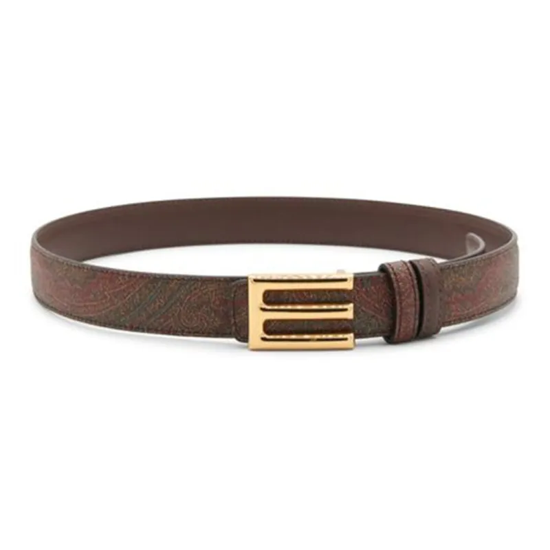 ETRO Reversibile Logo Buckle Belt-0