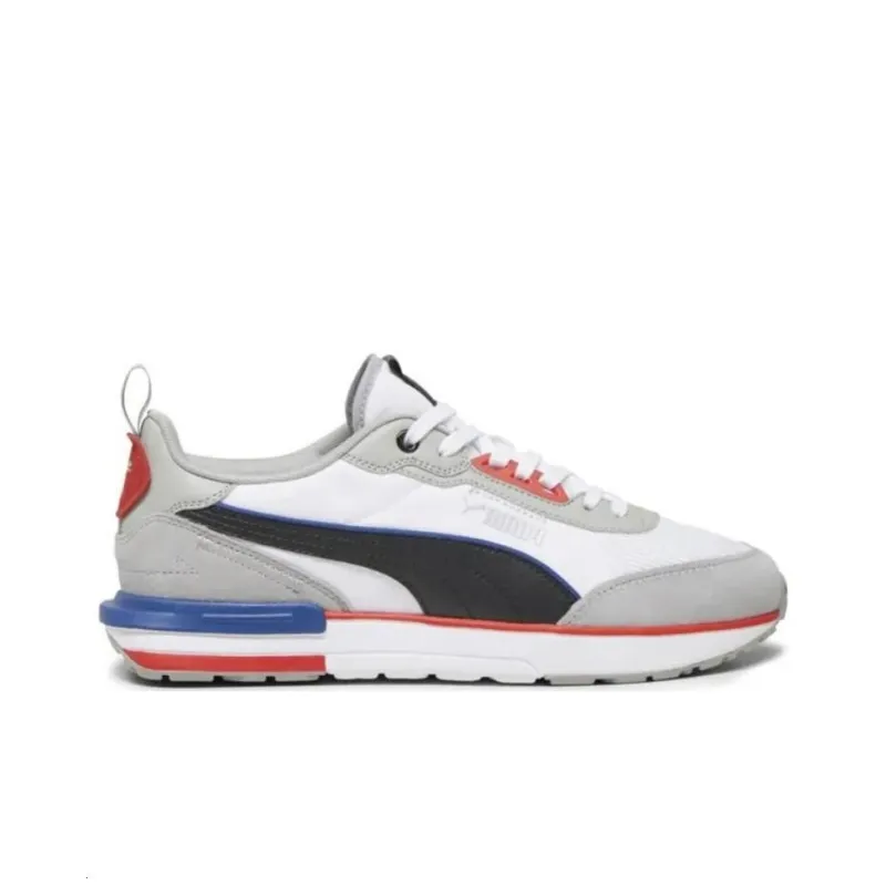 PUMA R22 Trainers 'White Grey Black'-1