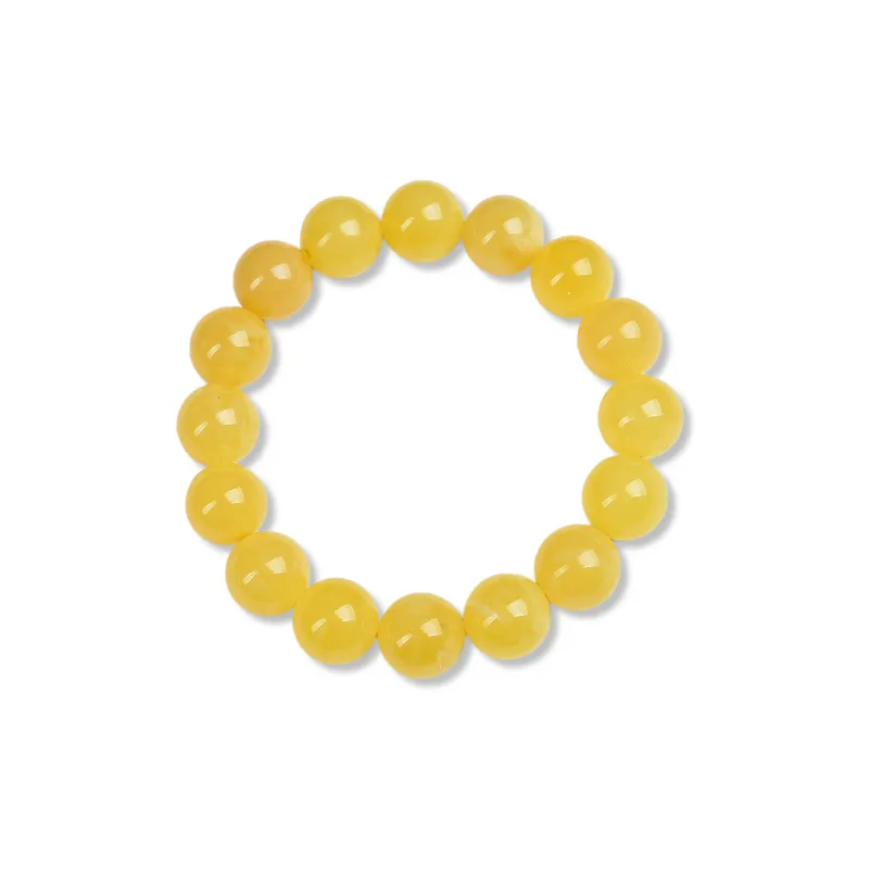 Xiangyan Amber Beeswax Fine Jade Bracelets Unisex-0