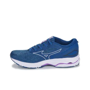 Mizuno Wave Prodigy 4 Cushioning, Wear Resistant Low Top Running Shoes Women's Blue White