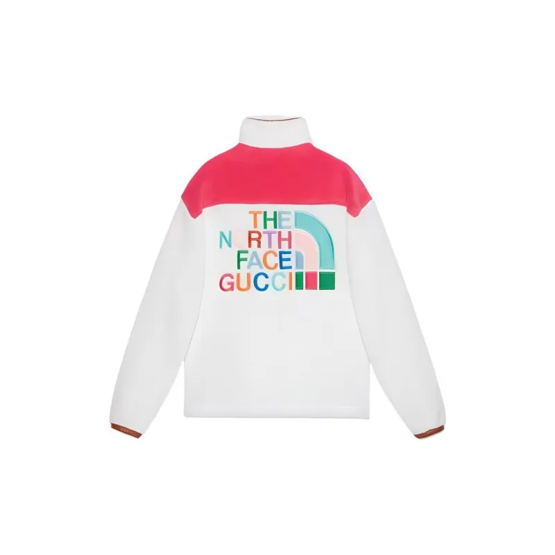 GUCCI X The North Face Sweatshirt Off White/Dark Pink-1