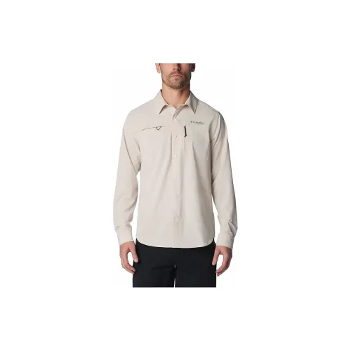 Columbia Summit Valley Shirts Men Cream