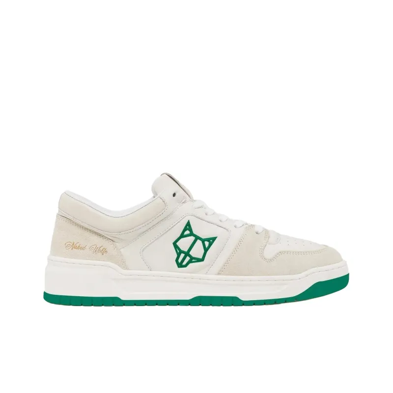 Naked Wolfe CM 01 Low Top Skateboard Shoes Men's White Green-1