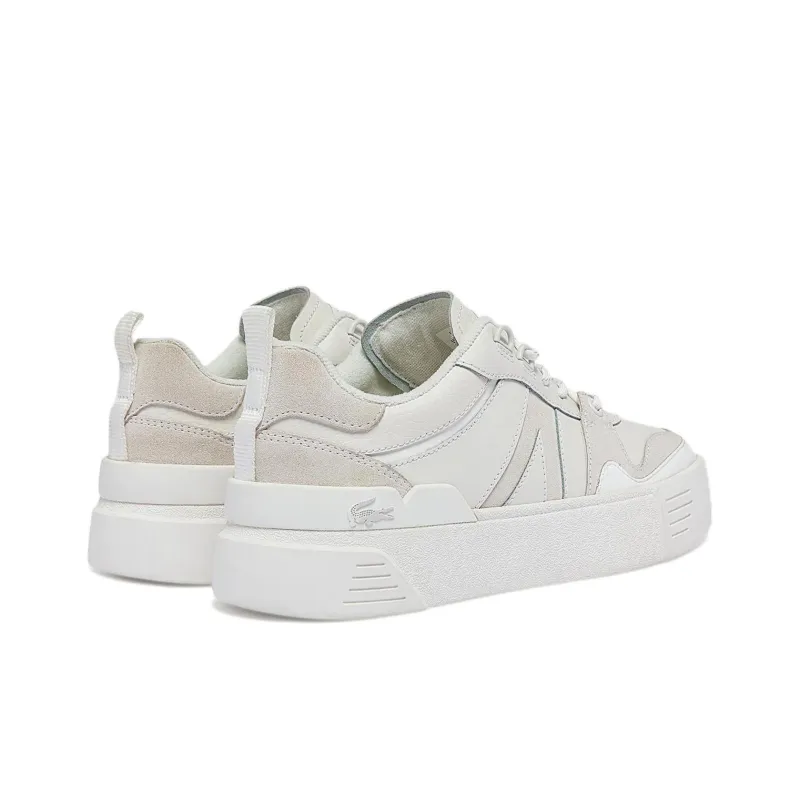 LACOSTE Low Top Skateboard Shoes Women's White-3