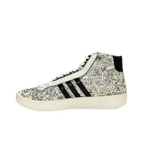 Adidas Adicolor Hi BK.2 Keith Haring White Black