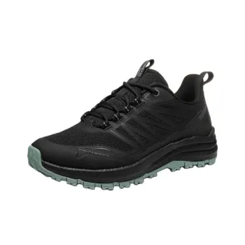 TOREAD Cushioning, Slip Resistant, And Abrasion Resistant Low Top Hiking Shoes Women's Black, Green