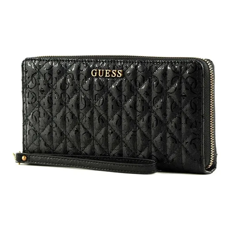 GUESS Artificial Leather Wallet Women's Black-1