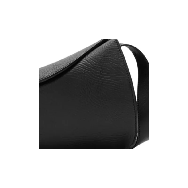 Burberry Horn Leather Crossbody Bag Shoulder Bag Women's Slate Color-4