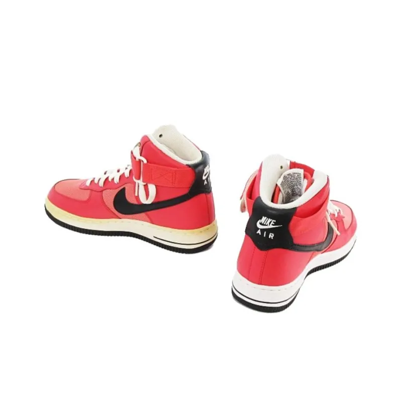 Nike Air Force 1 High Solar Red/Black White Women's-3