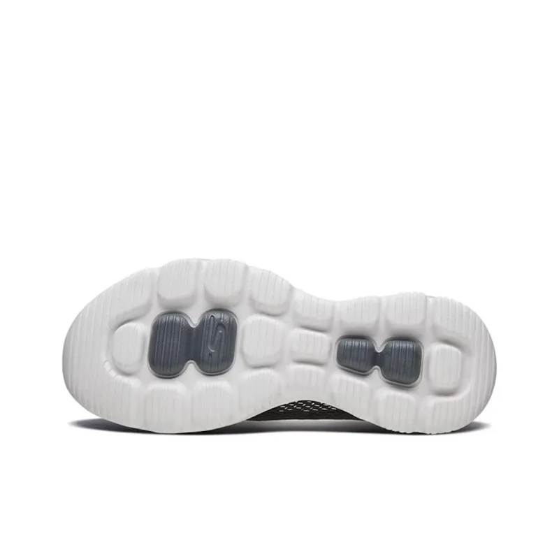 Skechers Go Walk Fle Wear resistant And Lightweight Low Top Casual Shoes Women's Black White-4