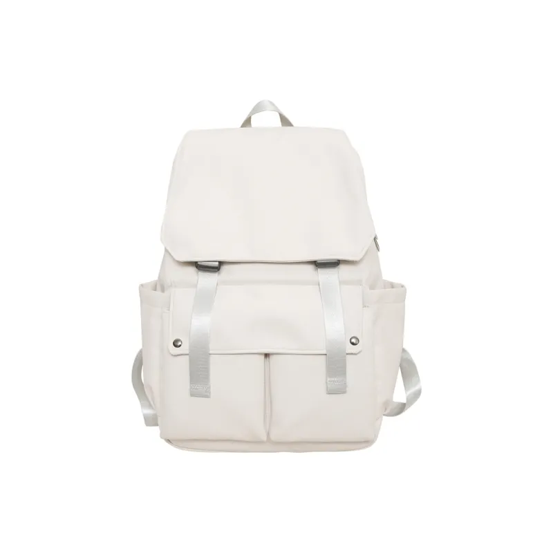 Travel Nylon Backpack Regular Unisex Blue/Coffee/Black/White-0