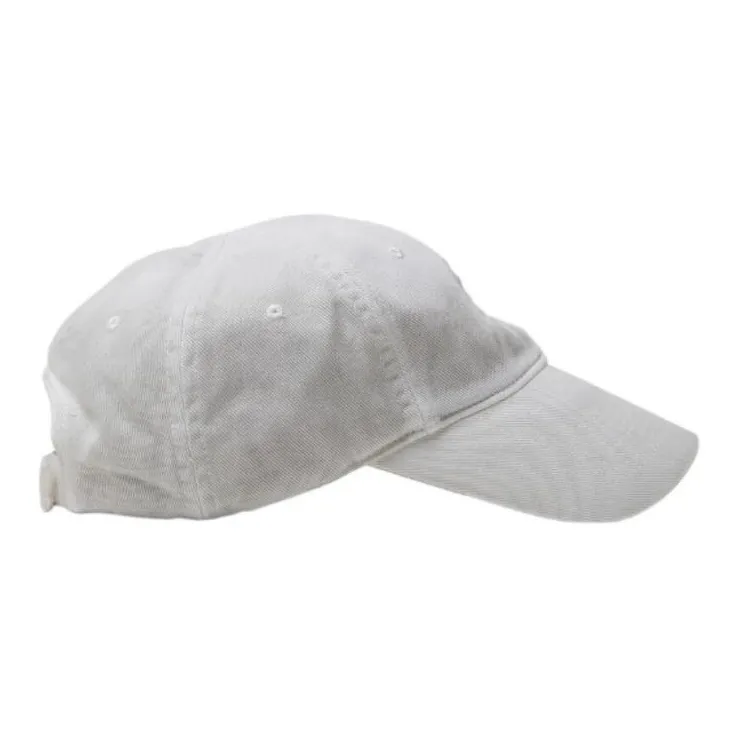 Balenciaga Cotton Baseball Caps Men's Gray White-1