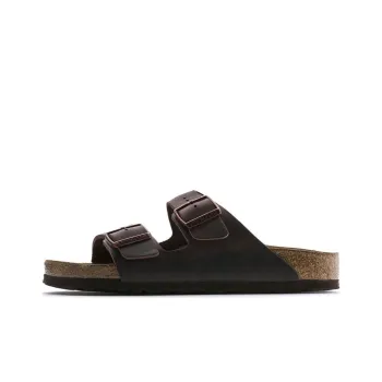 Birkenstock Arizona Soft Footbed Oiled Leather Narrow Fit 'Habana'