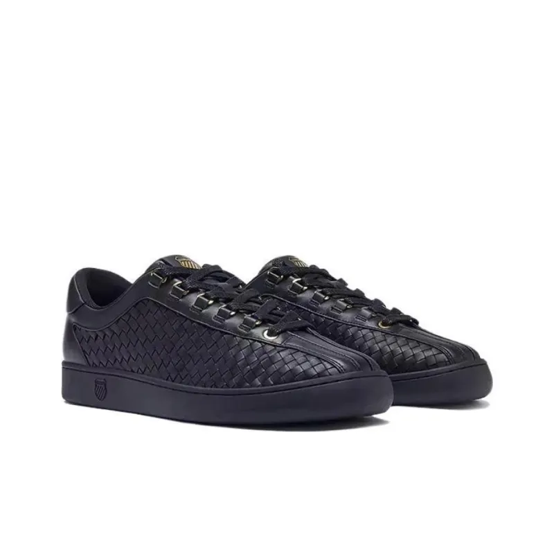 KSWISS Warm Low Top Skateboard Shoes Unisex Pure Black-2