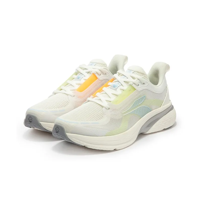 361° Running Shoes Men Low Top Feather White/Light Fruit Green-2