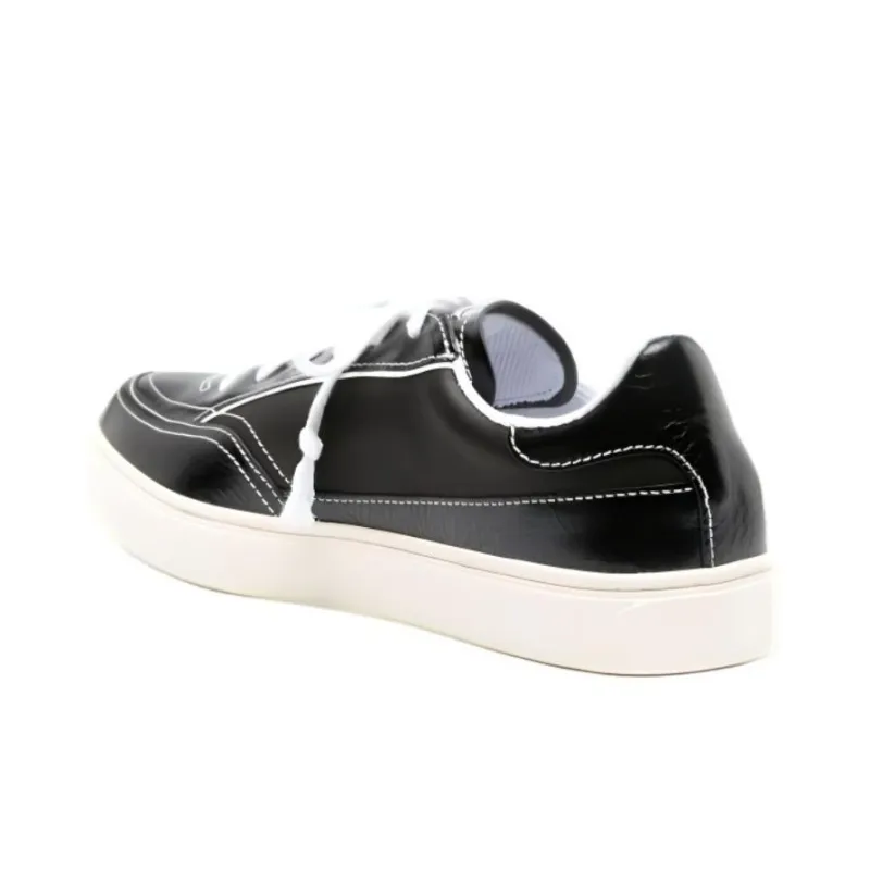 OUR LEGACY Skimmer Patent-leather Sneakers-4