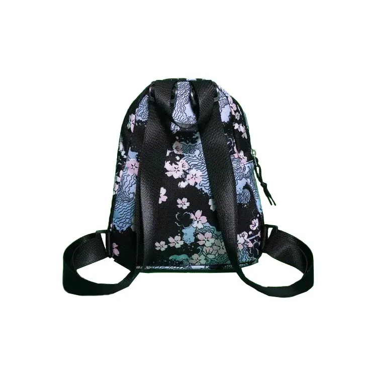 Anta Nylon Backpack Small Size Unisex Black-2