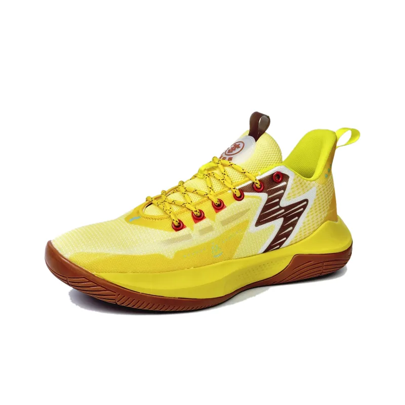BAGE Low-Top Basketball Shoes Unisex Lemon-1