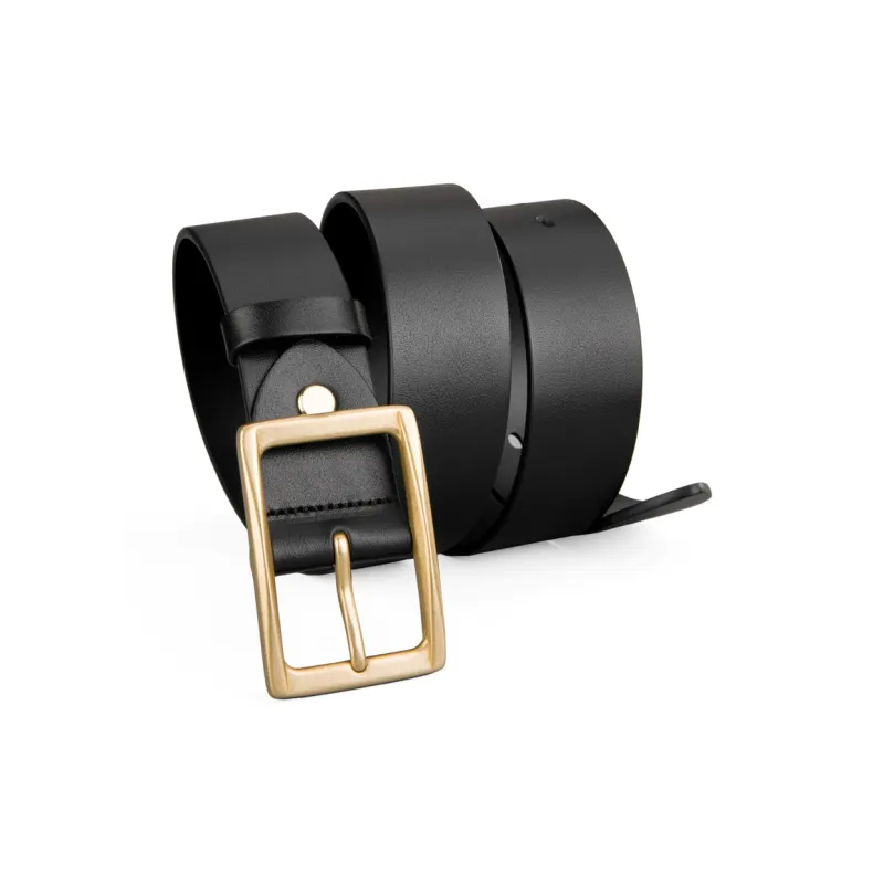 Cows Reign Single Layer Top Grain Cow Leather Leather Belts Men's Width 3.7CM-2