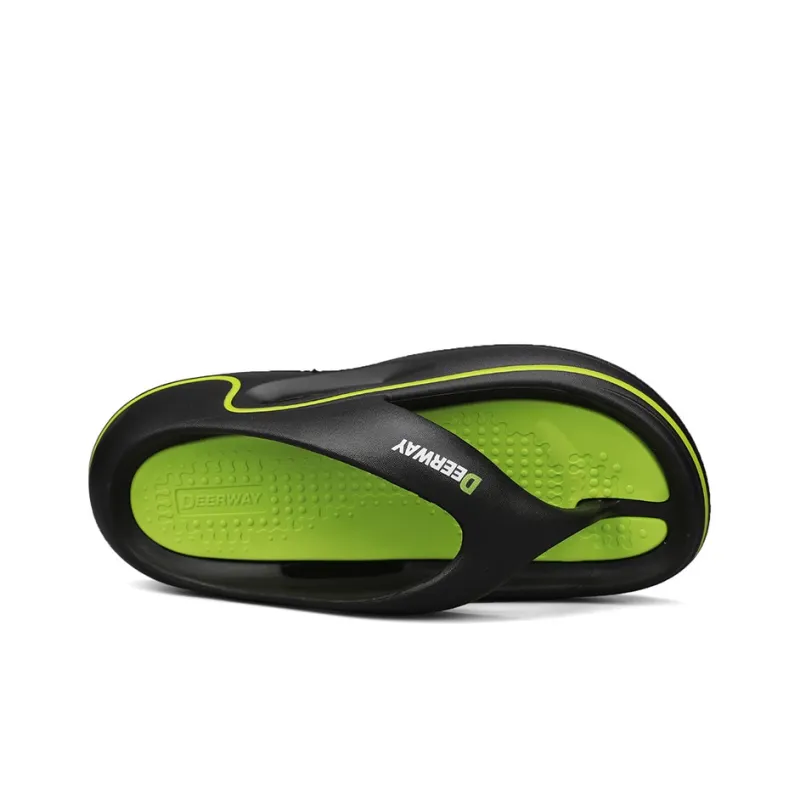 DEERWAY EVA Quick Dry Slip Resistant Abrasion Resistant Odor Resistant Flip Flops Men's-24