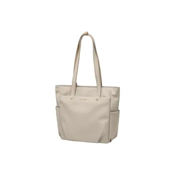 GOLF Fabric 15-Inch Laptop Bag Tote Shoulder Bag Regular Women's Apricot/Black