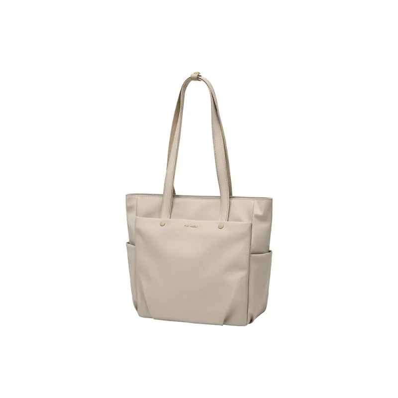 GOLF Fabric 15 Inch Laptop Bag Tote Shoulder Bag Regular Women's Apricot/Black-0