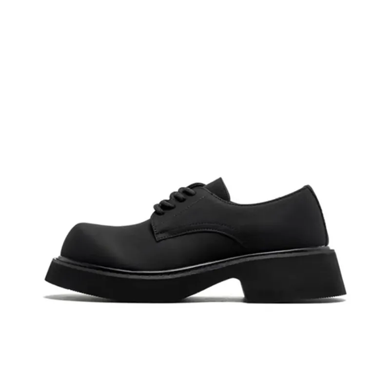 Bellum Han Low-Top Casual Leather Shoes Unisex Black-0