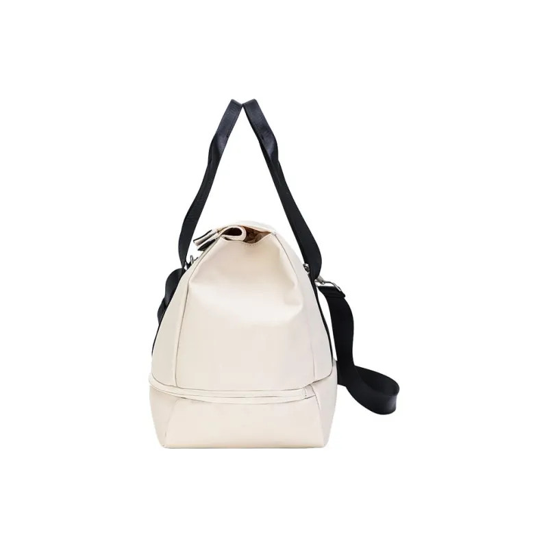 HEAD Fabric Shoulder Bag Crossbody Bag Handbag Large Size Unisex Ecru-2