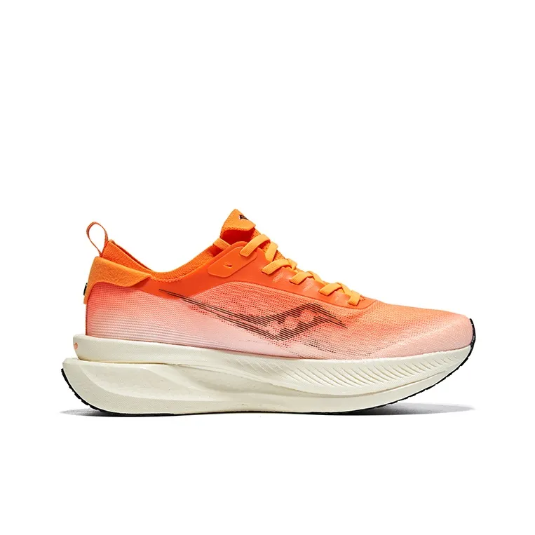Saucony IDLING Cruise Cushioning And Breathable Low Top Casual Running Shoes Unisex Orange-1