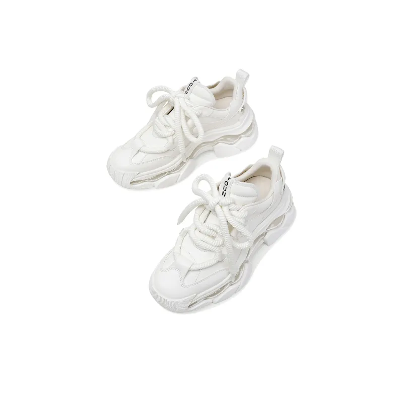 Hoov Cushioning Anti-Slip And Wear-Resistant High-Top Chunky Sneakers Women's-4