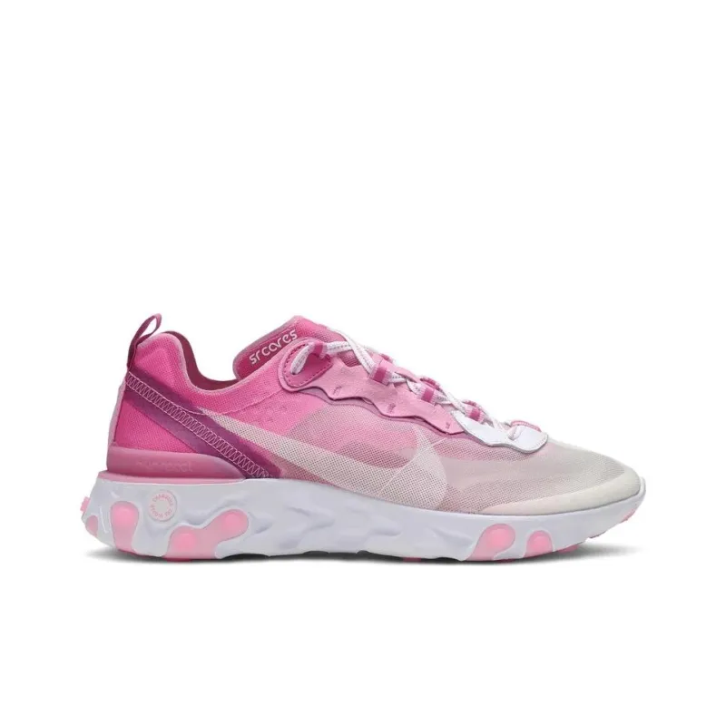 Nike React Element 87 Sneakerroom Breast Cancer Awareness White-1
