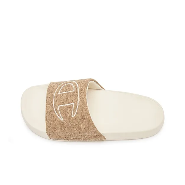 Champion Campus Slide Slippers Unisex Light Khaki-4