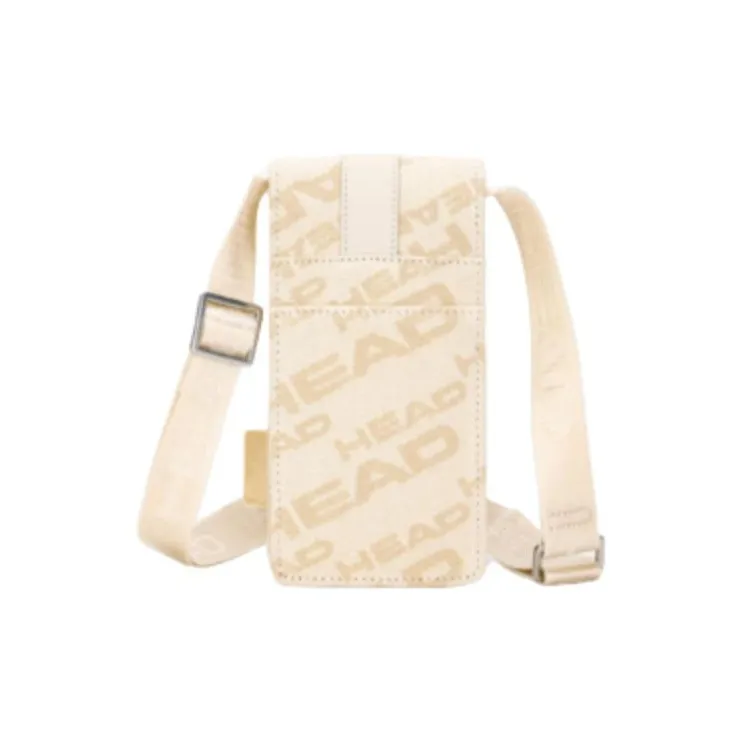 HEAD Fabric Shoulder Bag Crossbody Bag Cell Phone Pouch Small Size Women's Ecru-2