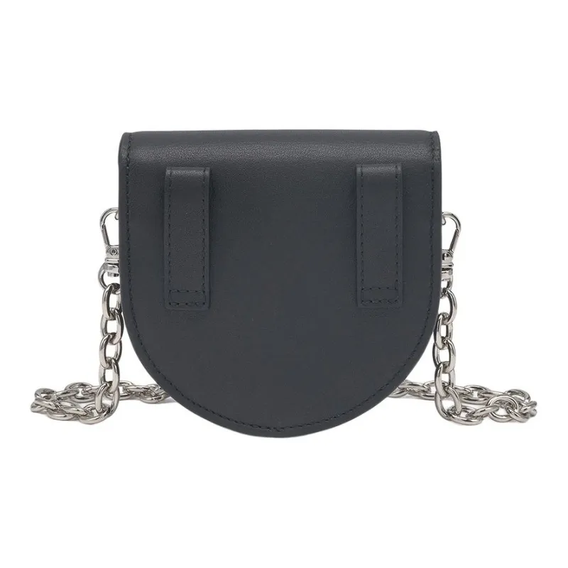Vivienne Westwood Cow Leather Saddle Bag, Fanny Pack, Shoulder Bag, Crossbody Bag Nano Women's Black-2