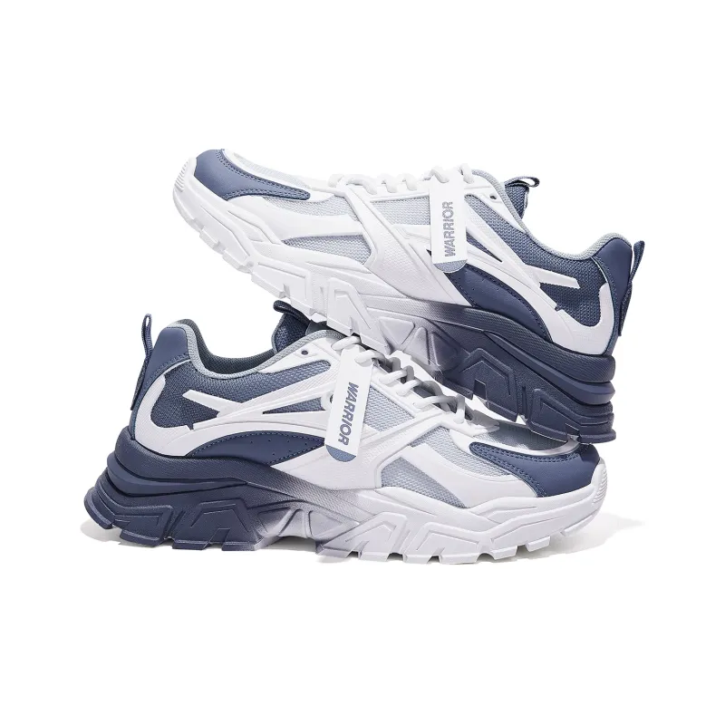 Warrior Cushioning, Abrasion Resistant, Height Increasing Low Top Chunky Sneakers Men's-8