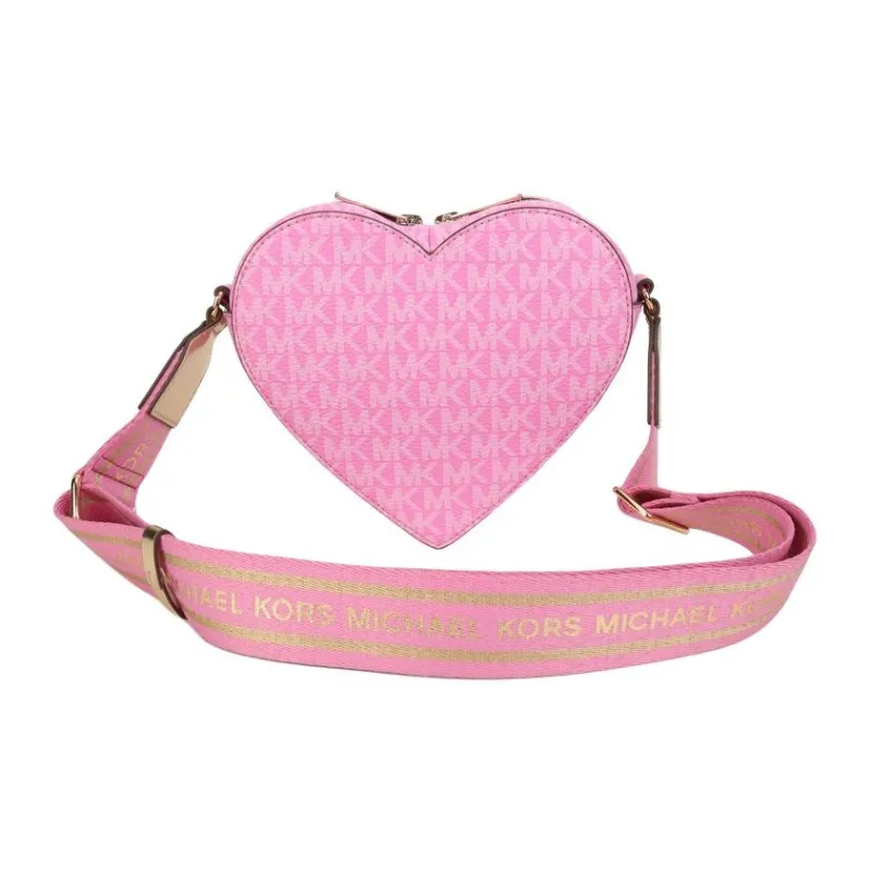 MICHAEL KORS Polyester Heart-Shaped Bag Crossbody Bag Shoulder Bag Kids' Rose Pink-2