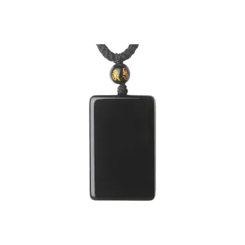 Reiki Obsidian Jade Necklaces Unisex