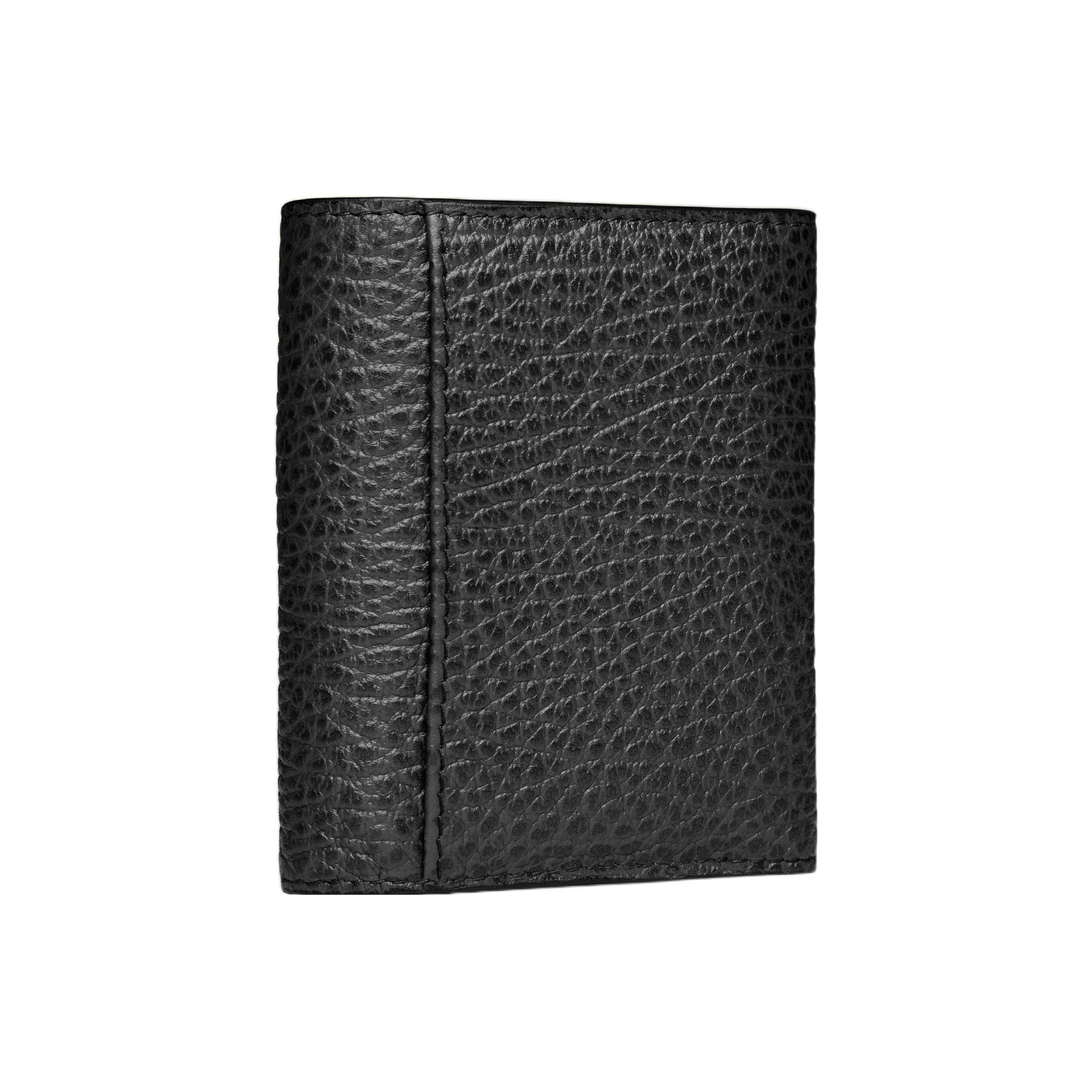 ★MAISON MARGIELA THREE FOLD WALLET Maison Margiela - Checked leather trifold wallet Maison Margiela