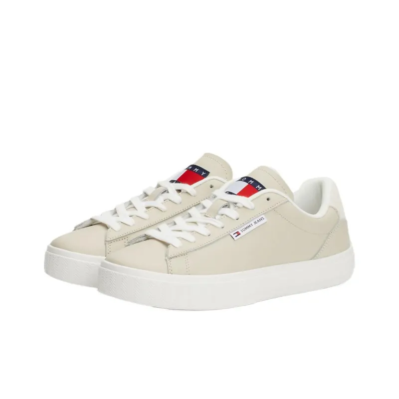 Tommy Hilfiger Low-Top Skateboard Shoes Women's Khaki-2