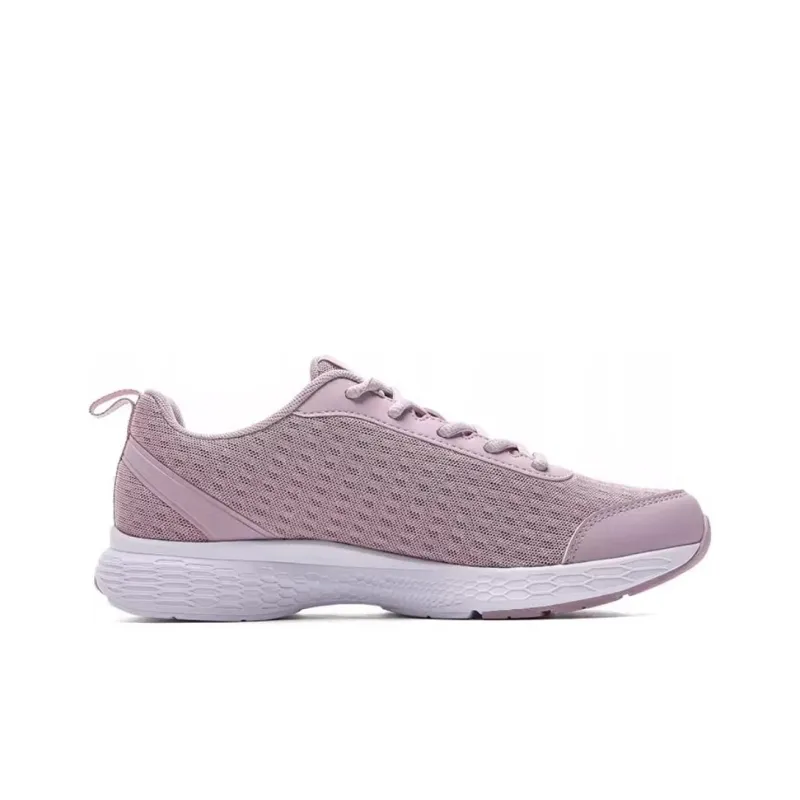 QIAODAN Durable Breathable Lightweight Low Top Running Shoes Women's Pink-1
