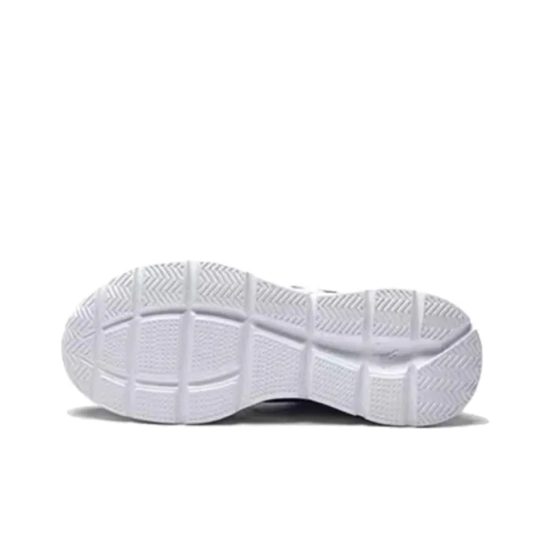 QIAODAN Cushioned Wear Resistant Lightweight Low Top Running Shoes Men's Black White-4